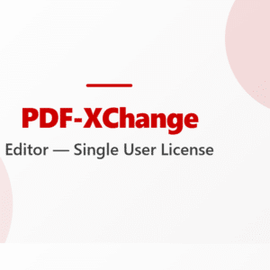 PDF-XChange Editor — Single User License (1 Year)