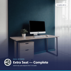 Sakal Network Extra Seat for HIA Ready Complete — additional users beyond the 5 included
