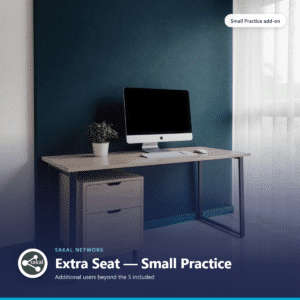 Sakal Network Extra Seat for HIA Ready Small Practice — additional users beyond the 5 included