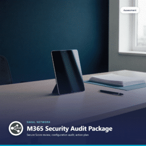 Sakal Network Microsoft 365 Security Audit — Secure Score review and action plan
