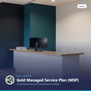Sakal Network Gold Managed Service Plan — priority response and full account management