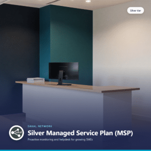 Sakal Network Silver Managed Service Plan — proactive monitoring and helpdesk for growing SMEs